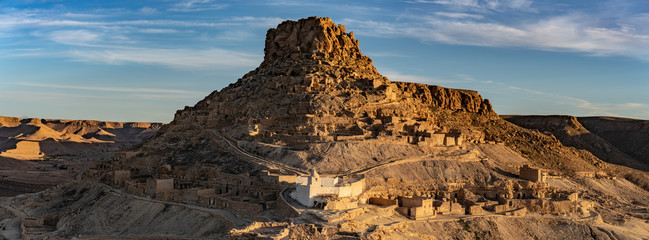 red rocks in the desert old town germassa