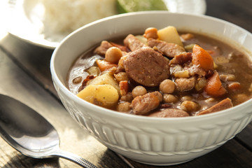 Dominican Stew with carrots and potatoes