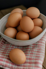 eggs in a bowl