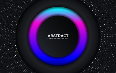 modern gradient bright color. geometric background. Abstract website landing page with circles illustration
