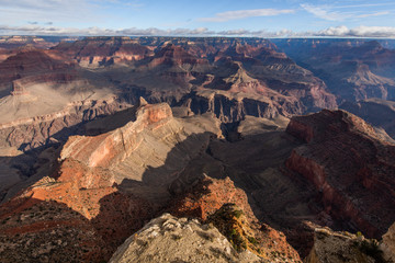 Fototapeta na wymiar Scenic view of sunrise in Grand Canyon national park, Arizona, USA