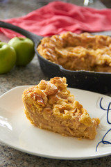 Skillet homemade apple pie
