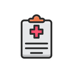 Fototapeta premium Report Vector Icon