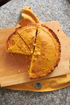 Skillet southern style cornbread