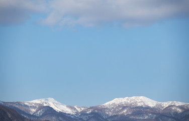 冬　山　素材