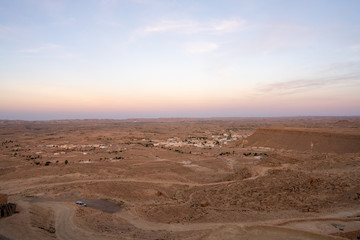 landscape in the desert