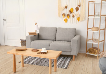 Interior of beautiful modern living room