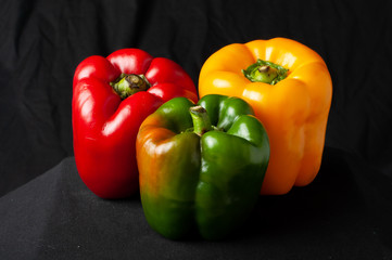 vegetales pimentones de colores