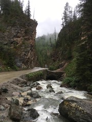 river in the mountains