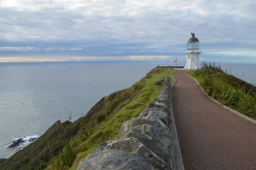 Fototapeta na wymiar Cape Reinga Lighthouse , top north of New Zealand.