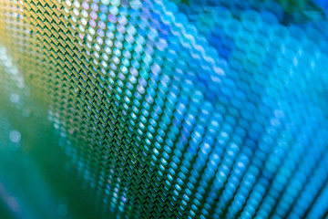 CloseUp LED blurred screen. LED soft focus background. abstract background ideal for design.