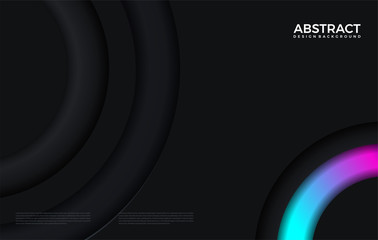 modern gradient bright color. geometric background. Abstract website landing page with circles illustration. Banner, wallpaper vector design template.