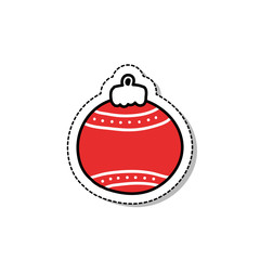 christmas tree toy doodle icon
