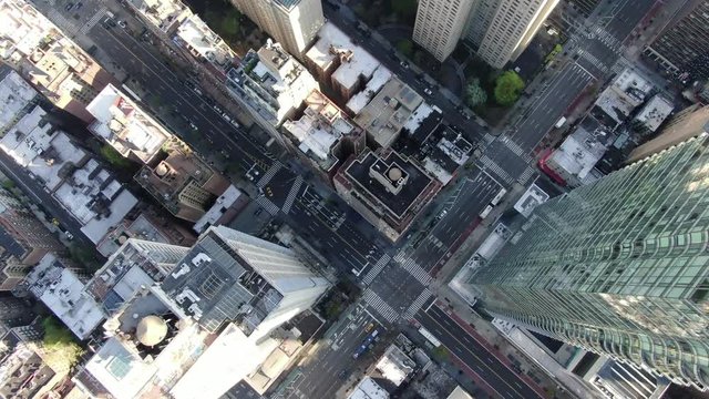 High Angle, Midtown East, NYC during Coronavirus Outbreak, April 2020