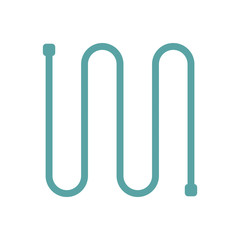 Air conditioner and air compressor part vector icon design on white background.