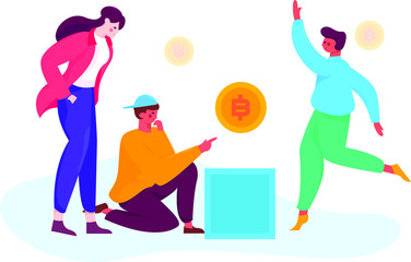 two girls in shopping mall