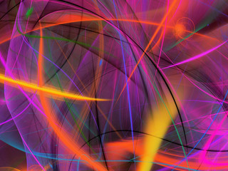 purple abstract fractal background 3d rendering illustration