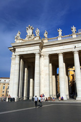 colonnades of St. Peter’s Square