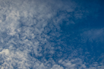 Beautiful blue sky and cloudy in Thailand