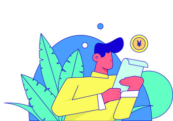 man sitting on a chair with a laptop