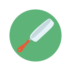 kitchen knife utensil hand draw style