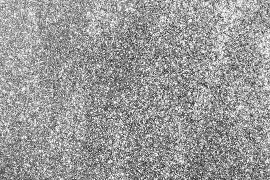 Silver Glitter Background