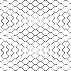 Fototapeta premium Wire mesh steel on white background