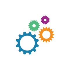 Gear Logo Template vector icon illustration