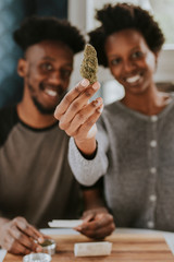 Couple with medical marijuana