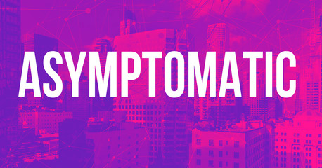 Obraz premium Asymptomatic theme with downtown Los Angeles skycapers