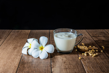 Fresh soy milk for nutritious, healthy and delicious milk substitute.