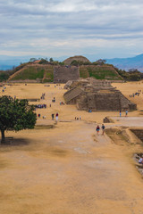 Fullshot view of monte Alban ruins