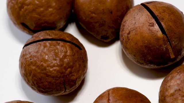 macadamia nuts close-up 