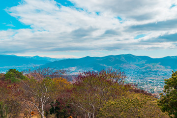 Fullshot view of monte Alban ruins
