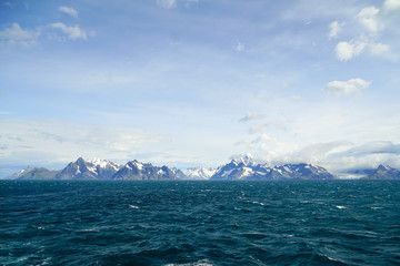 White Mountains and Blue Ocean
