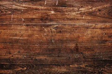 Tuinposter Old reclaimed wood background © Rawpixel.com