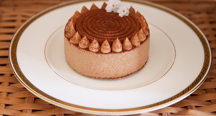 un delicioso postre