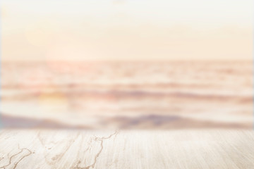 Sunset beach product background
