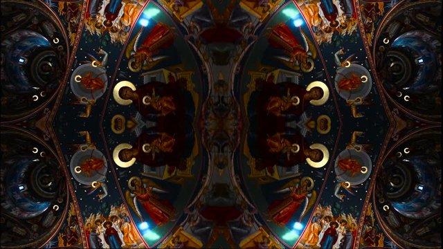 A Trippy Visual in a Church