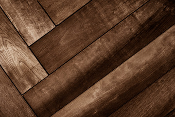 Fishbone patterned floor