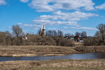 Church of the Intercession of the Blessed Virgin Mary in the village of Dunilovo, Ivanovo Region, Russia.