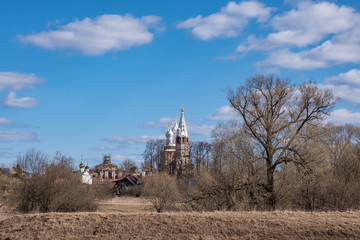 Church of the Intercession of the Blessed Virgin Mary in the village of Dunilovo, Ivanovo Region, Russia.