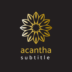 ornament logo gold and silver