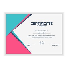 Creative Certificate of Appreciation Award Template