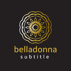 ornament logo gold and silver