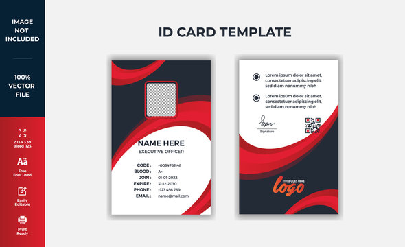 Modern Creative Identity card design with premium id card vector design