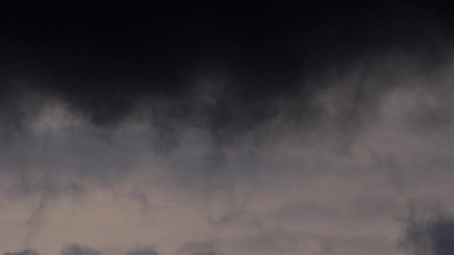 Storm clouds overhead depression dark skies UK 4K