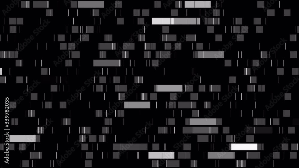 Poster abstract black and white mosiac motion.abstract tv noise texture concept.line random pattern backgro