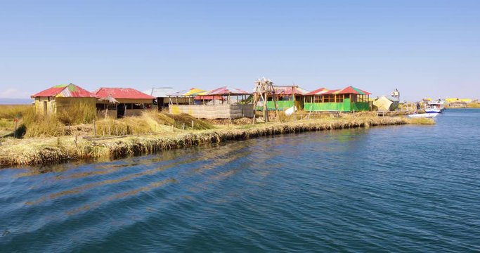 Peru navigation on Lake Titicaca