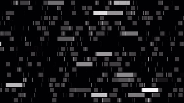 Abstract black and white mosiac motion.Abstract TV noise texture concept.Line random pattern background.Glitch texture design

